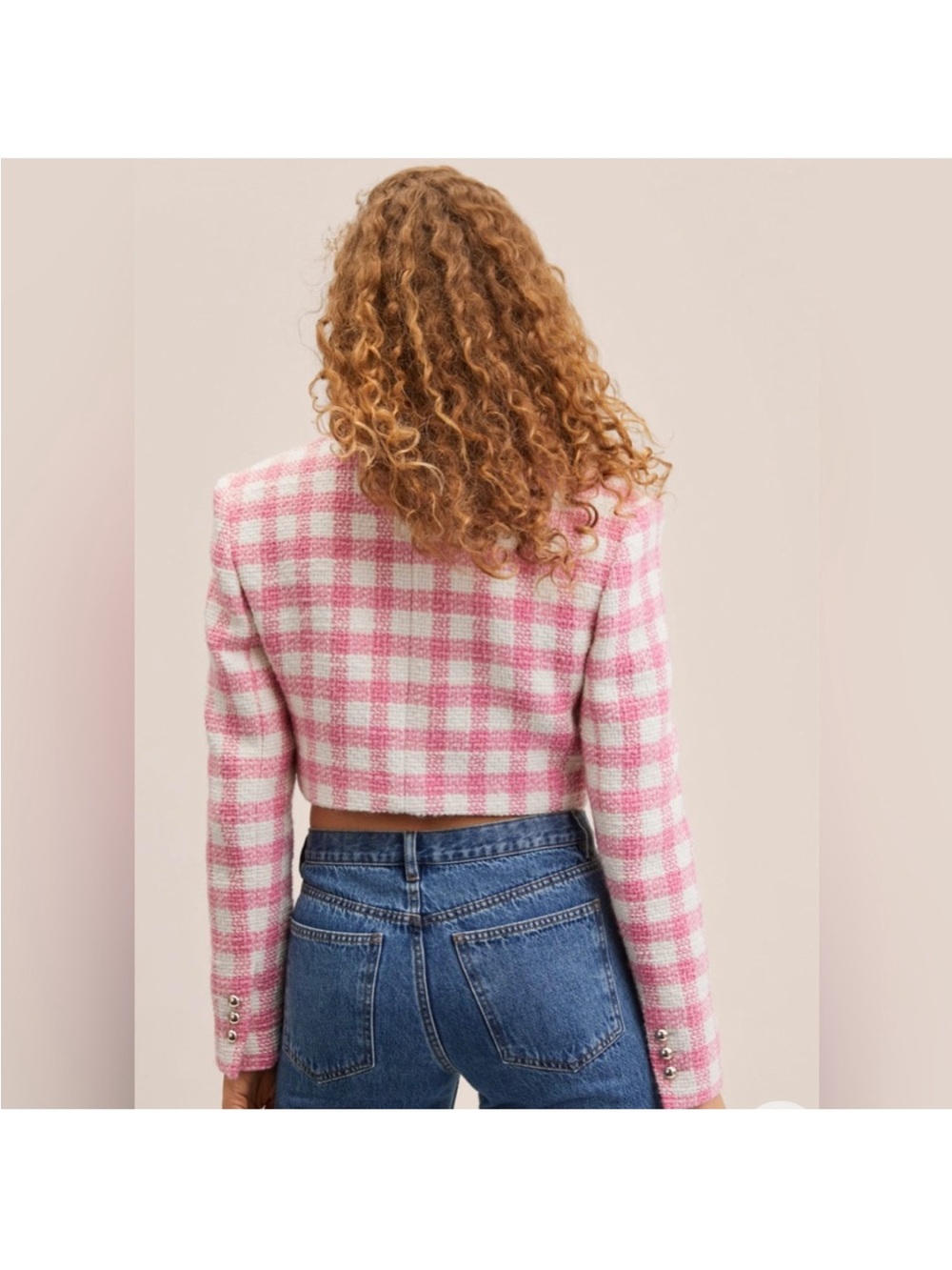 Mango Pink and White Tweed Set - Picture 10 of 15